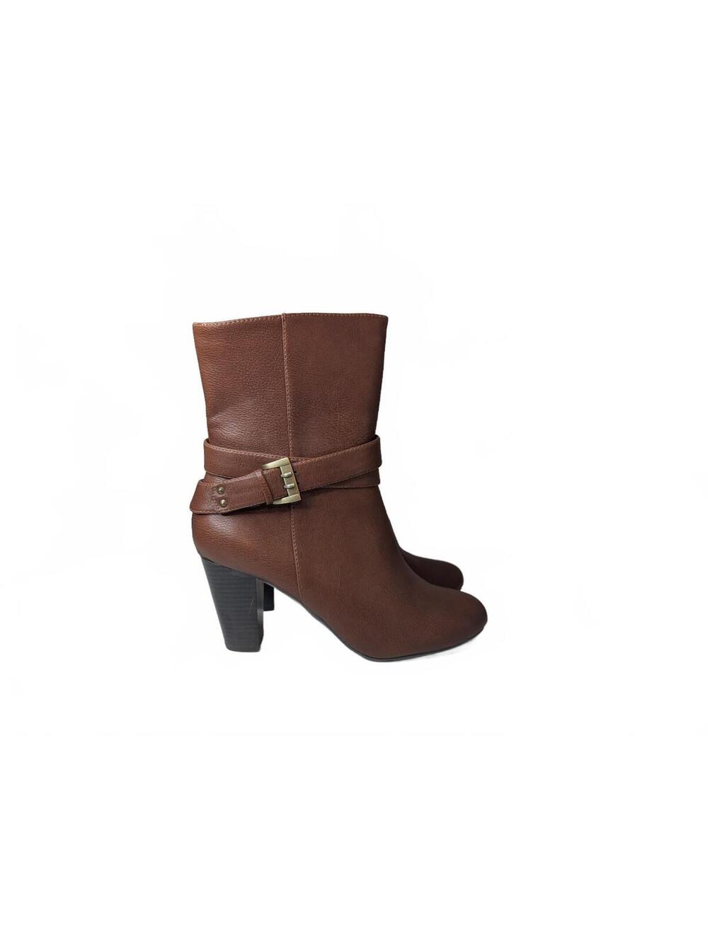 NWOT CL by Chinese Laundry Chelsie Mid-Calf Ankle Boots in Cognac, Size 10